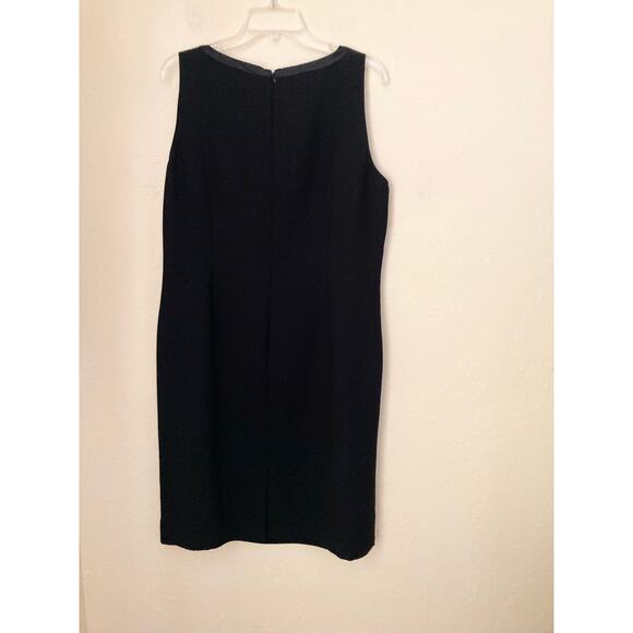Amanda Smith Women's Dress Size 16 Black Sheath Sleeveless Cocktail NWOT - Picture 5 of 6